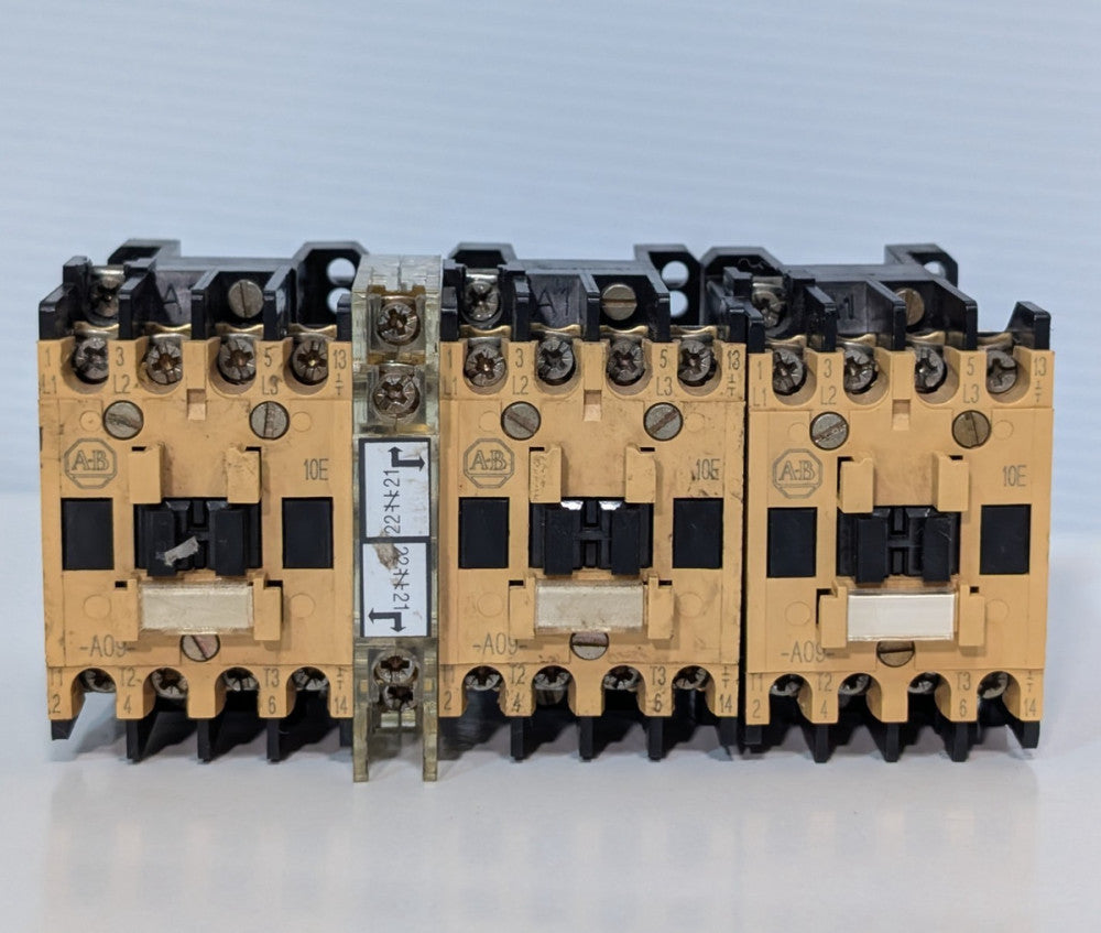 Allen-Bradley 104-A09ND3 Ser B Reversing Contactor Assy w/ 120VAC Coil, USA Made