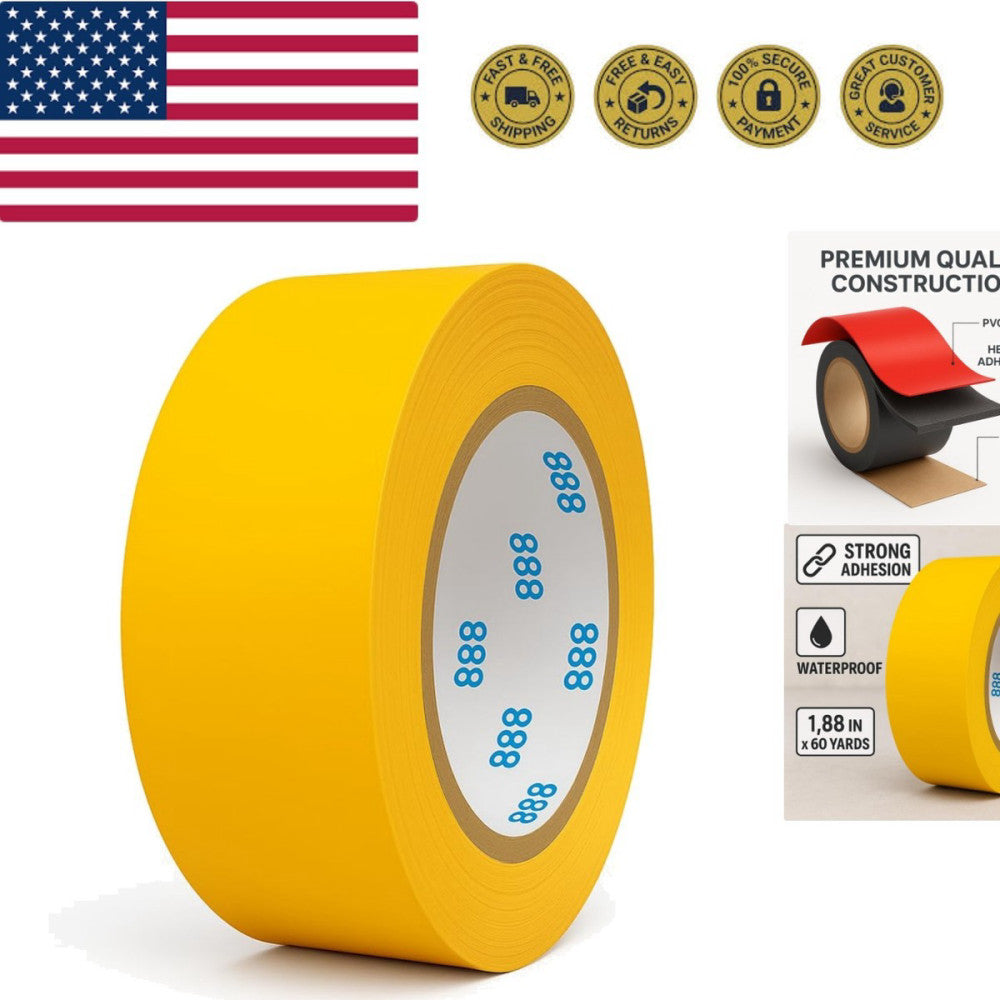 Multi-Purpose Duct Tape 1.88 Inches x 60 Yards, Crafts, Repairs & DIY Project...