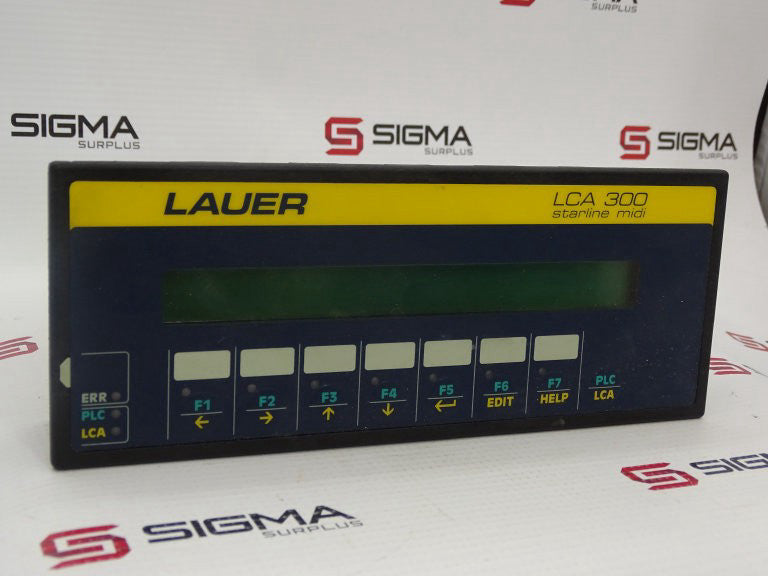 LAUER SYSTEME LCA300.0 HMI