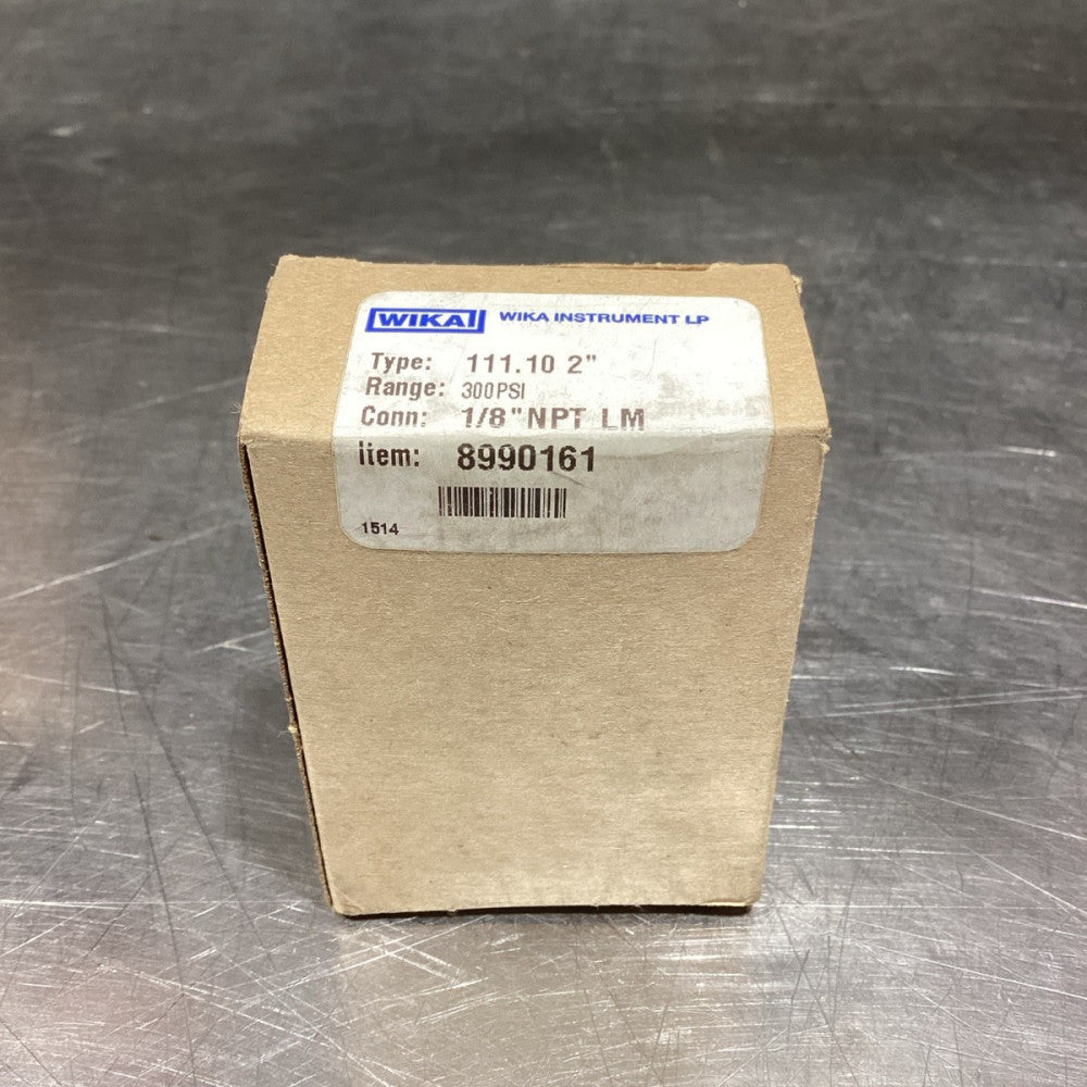 WIKA Instrument 111.10 2” Gauge, Part# 8990161, NOS