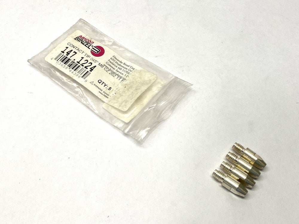 Abicor Binzel 147.1224 Contact Tip 045" M8 LOT OF 4