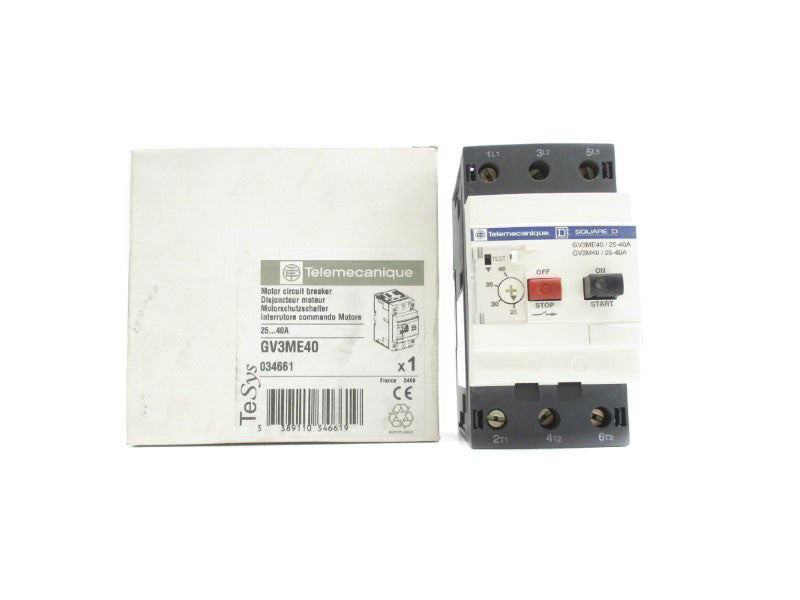 TELEMECANIQUE GV3ME40 600V 25-40A NSMP