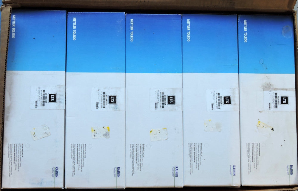 (5 Boxes - LOT) Metler Toredo Rainin Pipette Tips RT LTS 250µL X 768A/8 NEW!