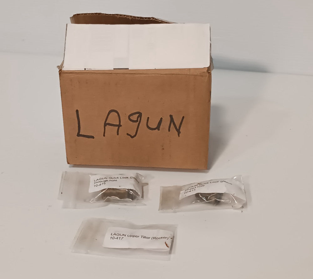 Asstd LAGUN hardware: 10-417 Upper Tilter, 10-473, 10-475 Quick Lock Sleeves