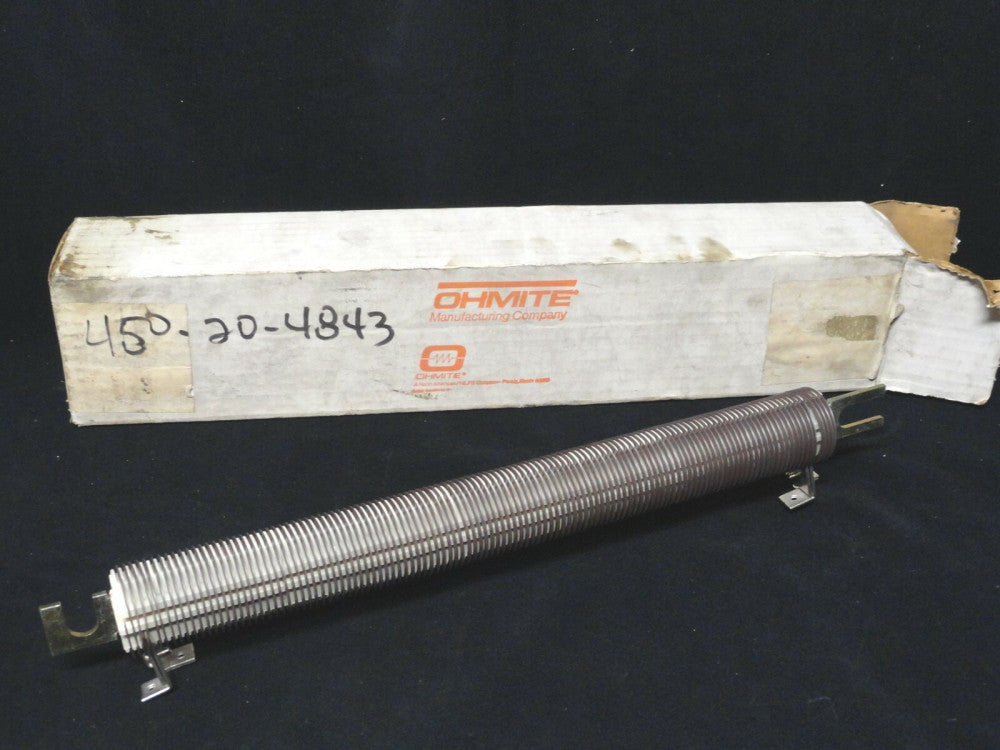 OHMITE - POWR-RIB RESISTOR - STOCK NO. PFE5K8R50 - Ohms 8-5 - NEW IN THE BOX