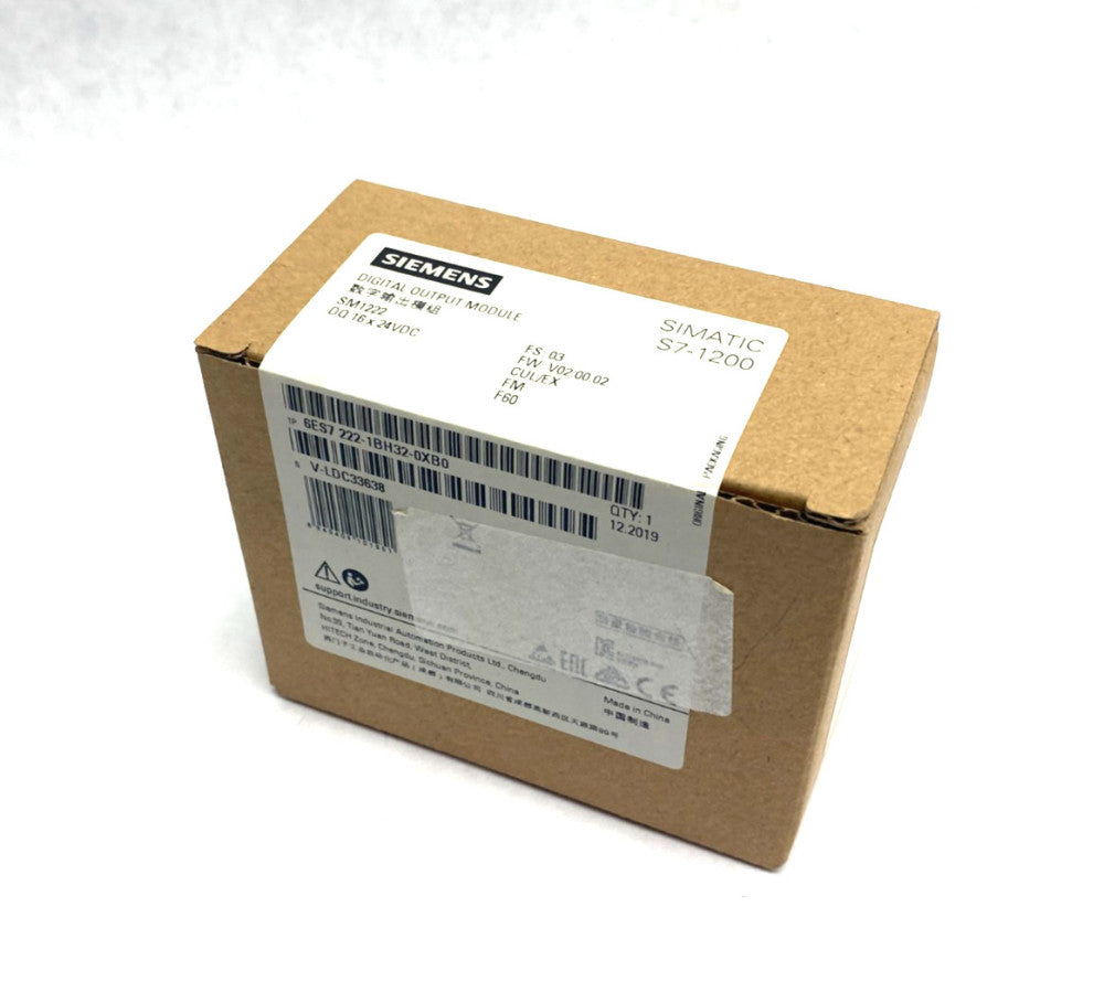 Siemens 6ES7 222-1BH32-0XB0 SIMATIC S7-1200 Digital Output Module SM1222 16x24