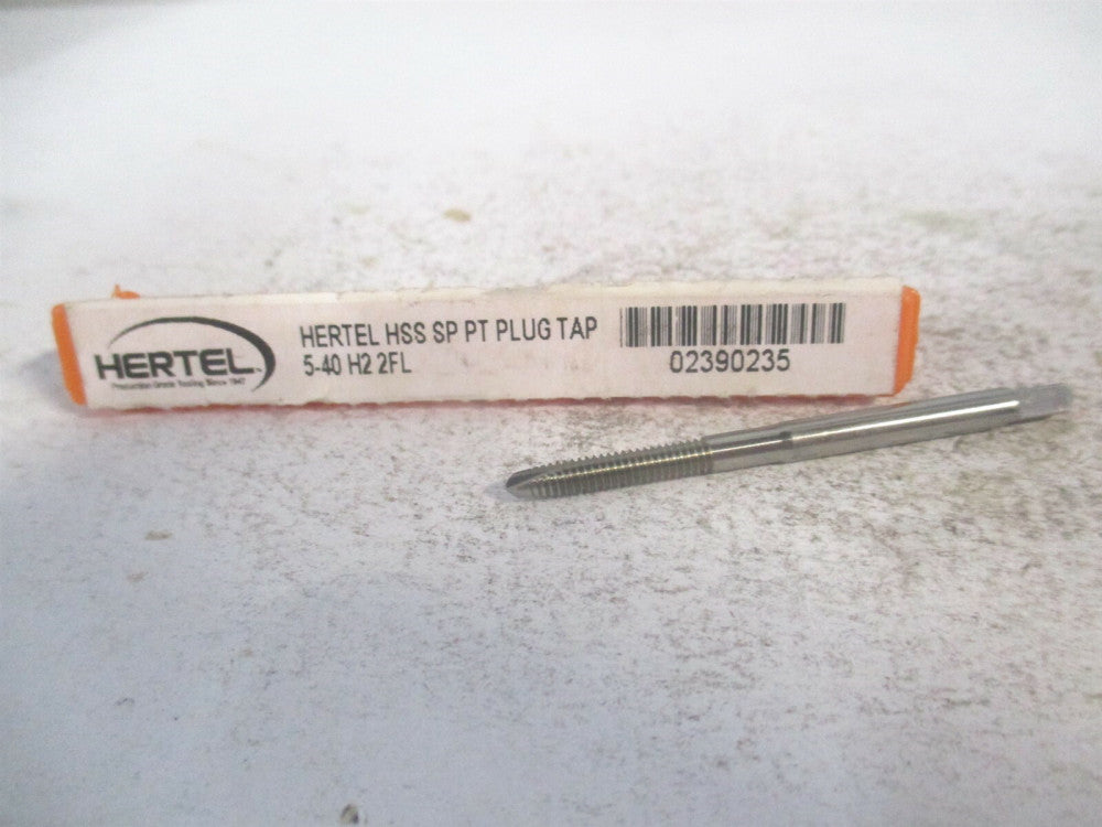 (K008119AS25) #5-40 UNC 2B/3B 2 Flute TiN Finish HSS RH Spiral Point Tap 