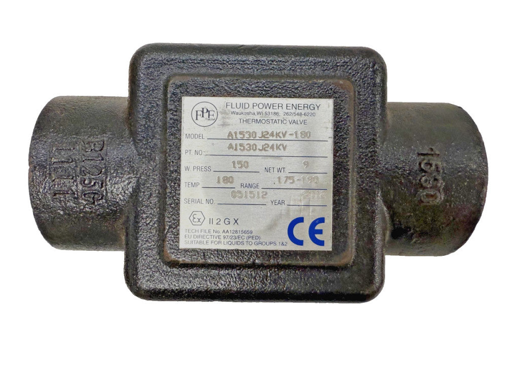 FLUID POWER THERMOSTATIC VALVE A1530J24KV180 180TEMP 175-190RANGE 150W/PRESS