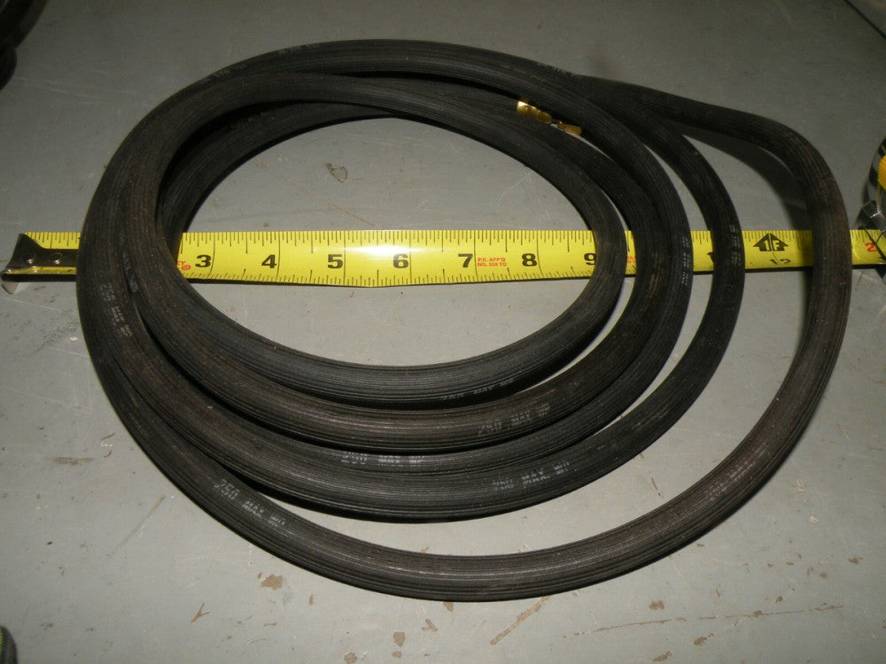 Hydraulic Hose ~12' 250psi WP has 1/4" Swagelok Tube Fittings