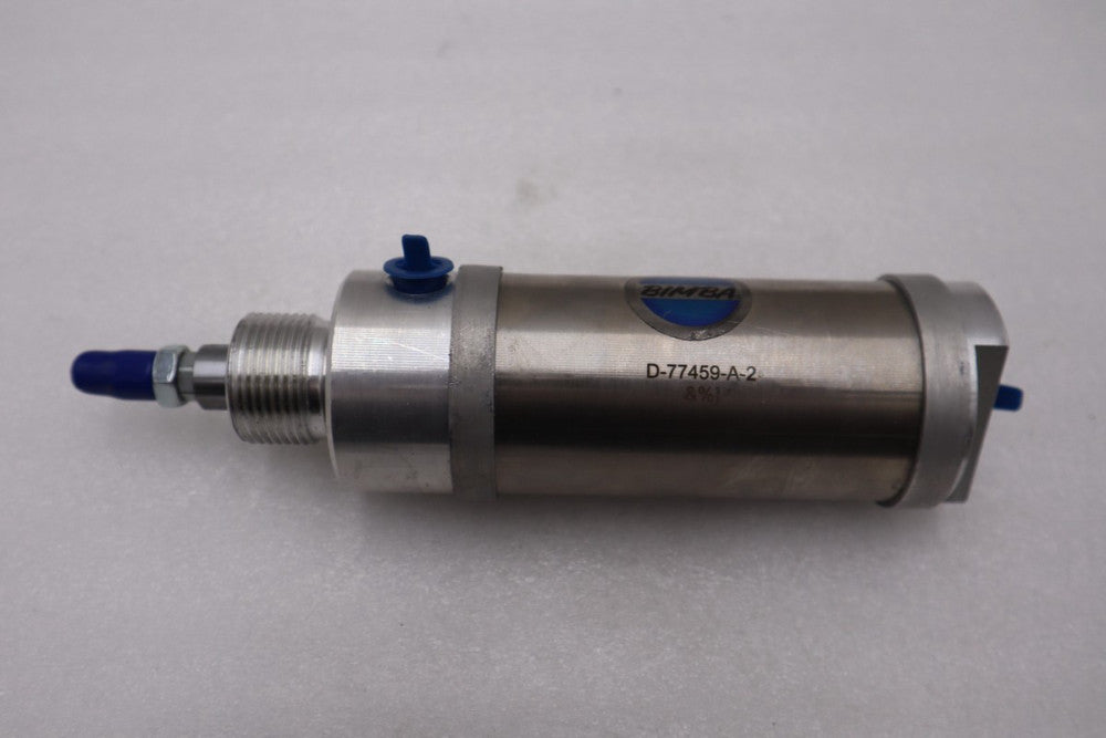 BIMBA D-77459-A-2 PNUEMATIC CYLINDER ORIGINAL LINE STOCK H1478