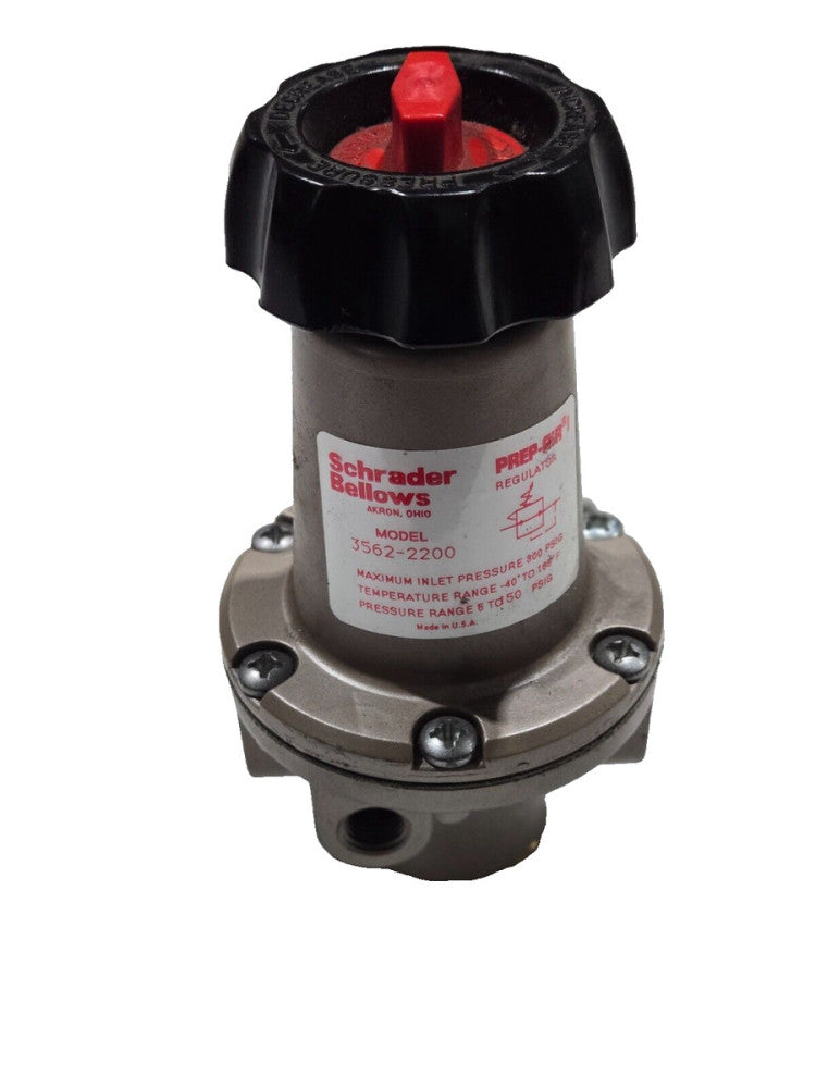 SCHRADER BELLOWS REGULATOR PREP-AIR I 3562-2200 NOS