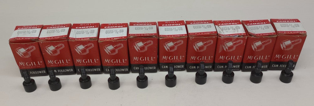 McGill CCFH1/2SB x 10 Cam Follower (Pack of 10) CCFH-1/2-SB
