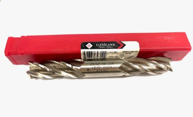 CLEVELAND TWIST EPD/C39312 23/32 3/4S 4F NON CENTER CUTTING DOUBLE-ENDED