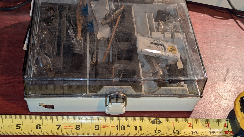 Electron Microscopy Kit w (5) LKB Chucks PARTIAL USED KIT