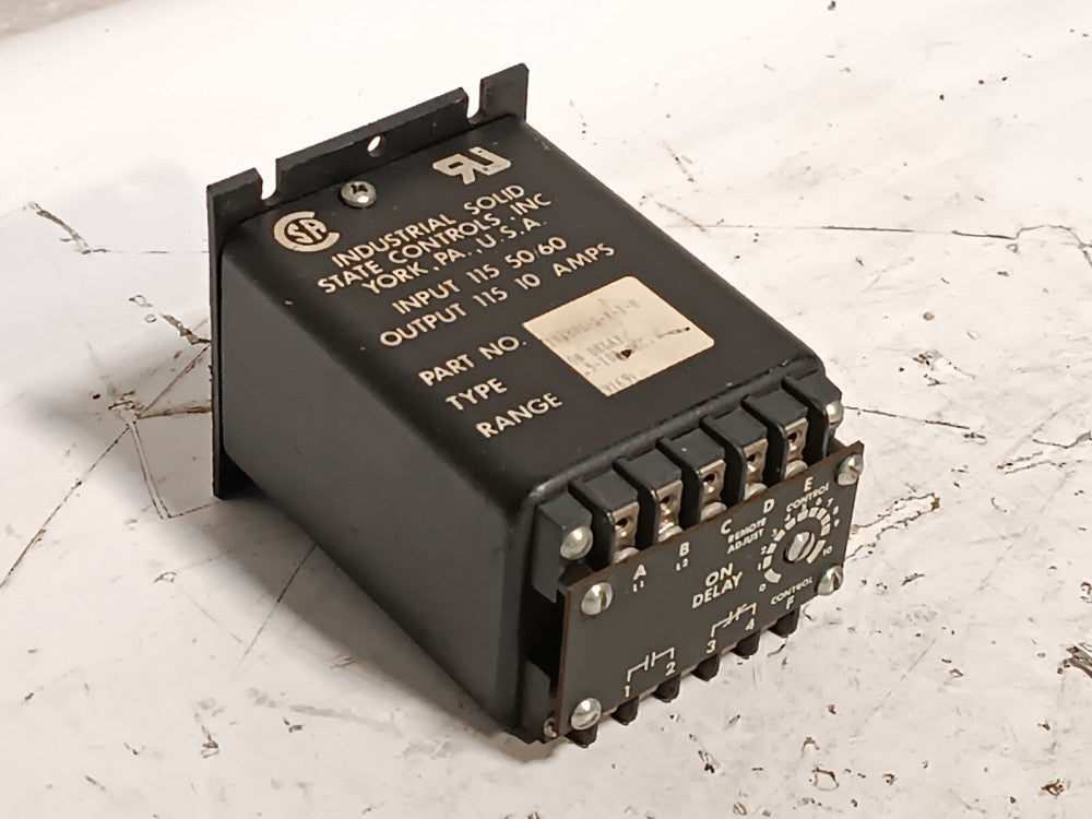 ISSC Kanson 1013UL-1-K-1-B Timer Delay 0.5-100 Second Range 115VAC 50/60Hz