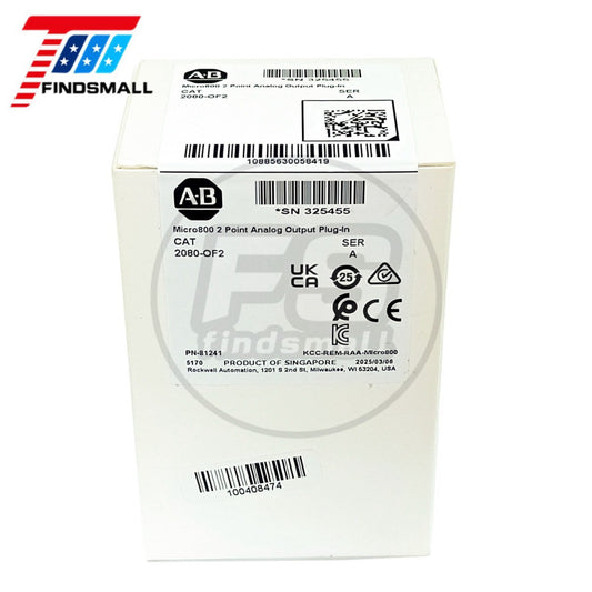 2025 New Allen Bradley 2080-OF2 Micro800 Analog Output Module 2080OF2