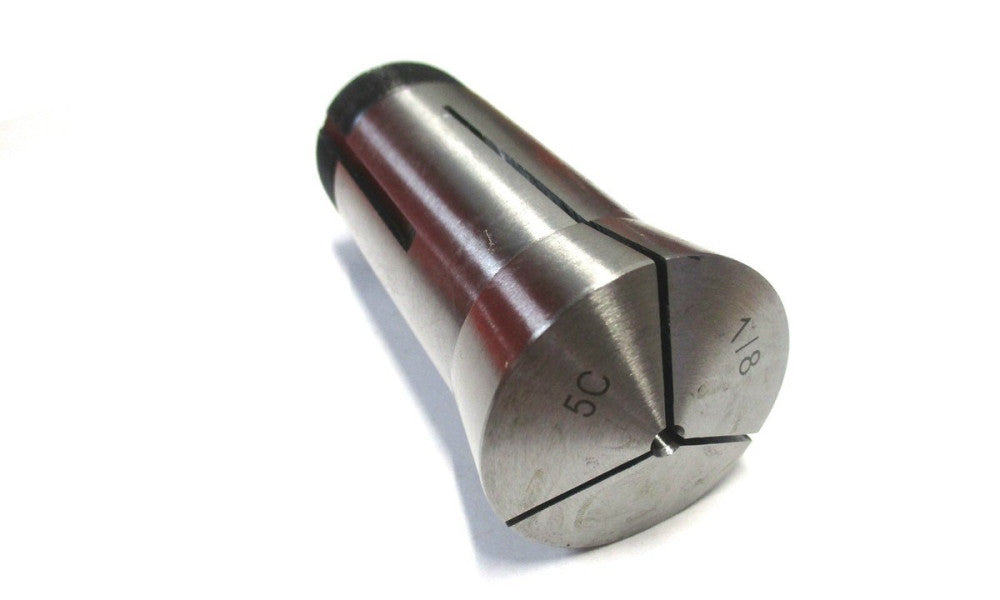 NEW 1/8" x 3.28" OAL .0005" TIOR 1.041-24 Internal Thread Steel Round 5C Collet