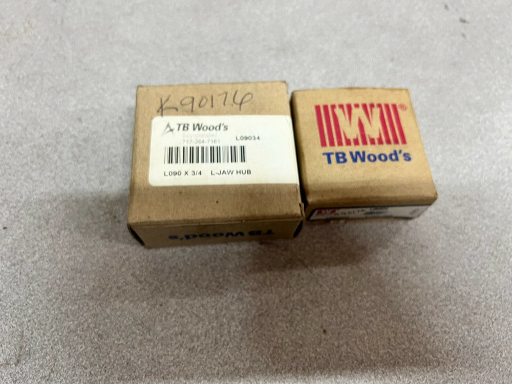 LOT OF 2 NEW IN BOX TB WOODS L-JAW HUB L09034