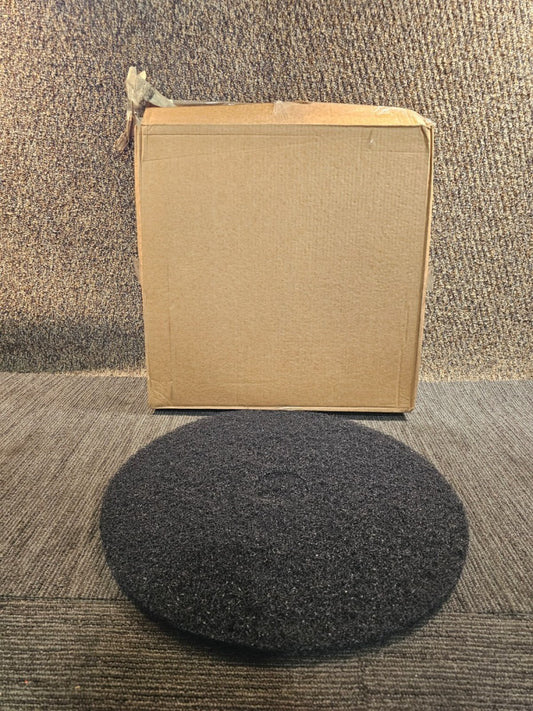 (QTY 5) Americo 400120 Stripping Pads, 20-inch Diameter, Black, Polyester Fiber