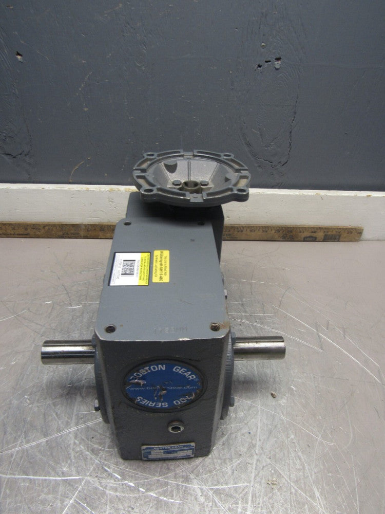 BOSTON GEAR FWC726-600K-B5-H1 SPEED REDUCER 600:1 0.25HP 2000IN.LB NEW SURPLUS !