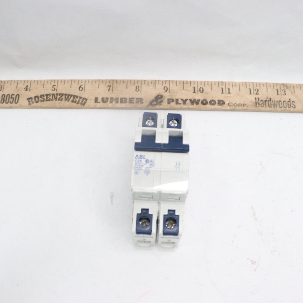 ABL Circuit Breaker 2-Pole C-Curve 25 Amp UL1077 480Y/277VAC 10kA