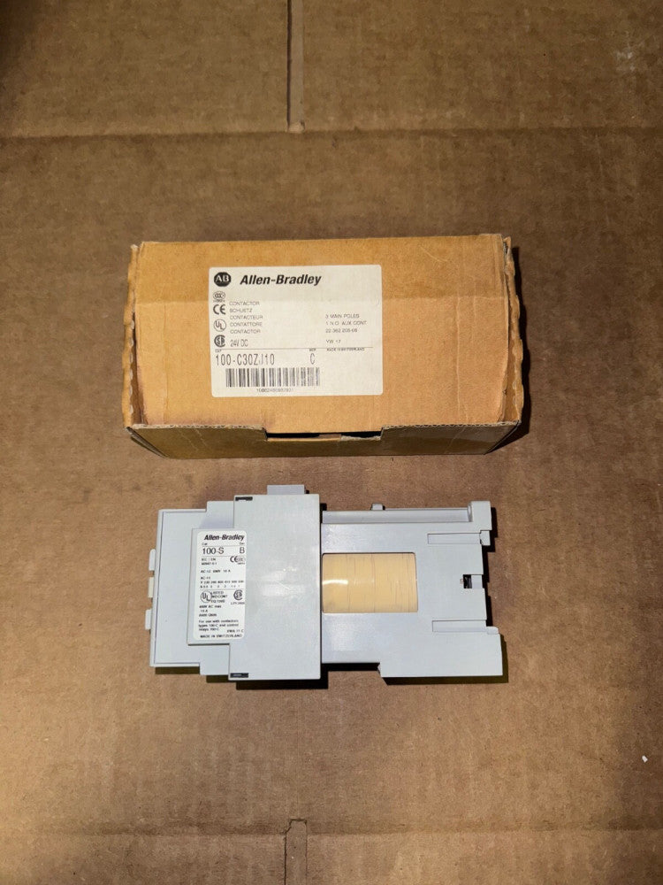ALLEN BRADLEY 100-C30ZJ10 CONTACTOR, SERIES-C, NEW, MAKE OFFER!