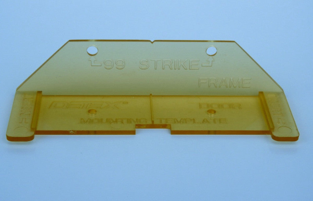 3pcs. Detex 100212 Door Mounting Template, Standard Plastic, V40 Value Series