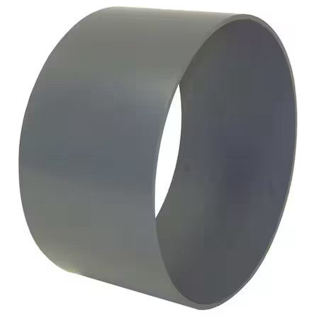 Plastic Supply Pvcc14 Duct Coupler, 14 In Duct Dia, Type I Pvc, 5-7/8" L