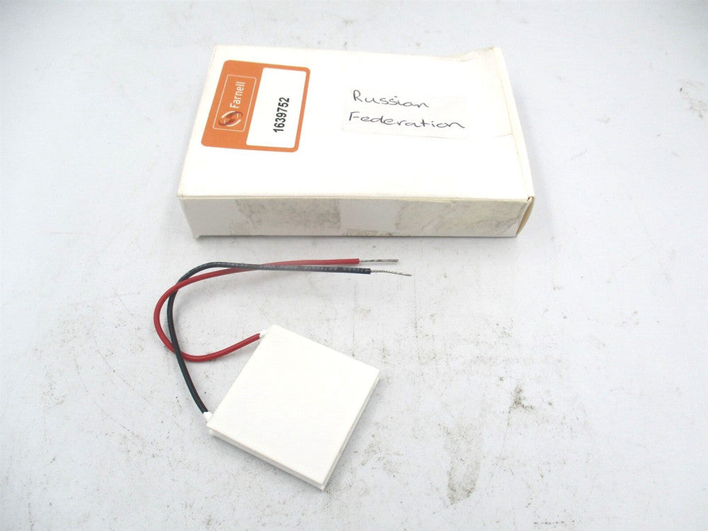 Farnell (1639752) 150W .85 0HM 30mm x 30mm Peltier Cooler