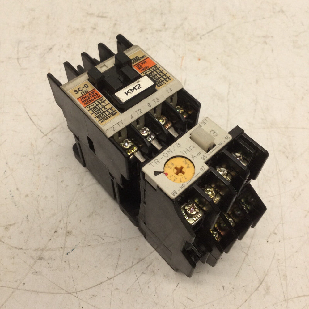 FUJI SC-0 3 Pole Contactor Motor Starter W/ TR-0N/3 Overload