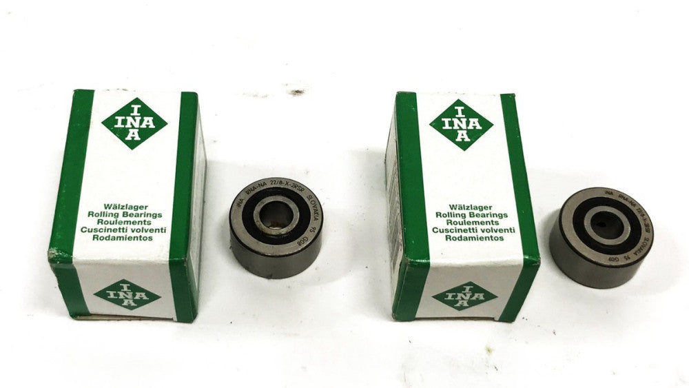 ?INA Bearings Yoke Type Track Roller RNA-NA22/8-X-2RSR [Lot of 2] NOS