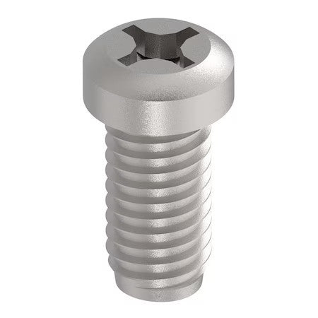 Zoro Select M67150.060.0015 Thread Cutting Screw, M6 X 15 Mm, Zinc Plated Steel