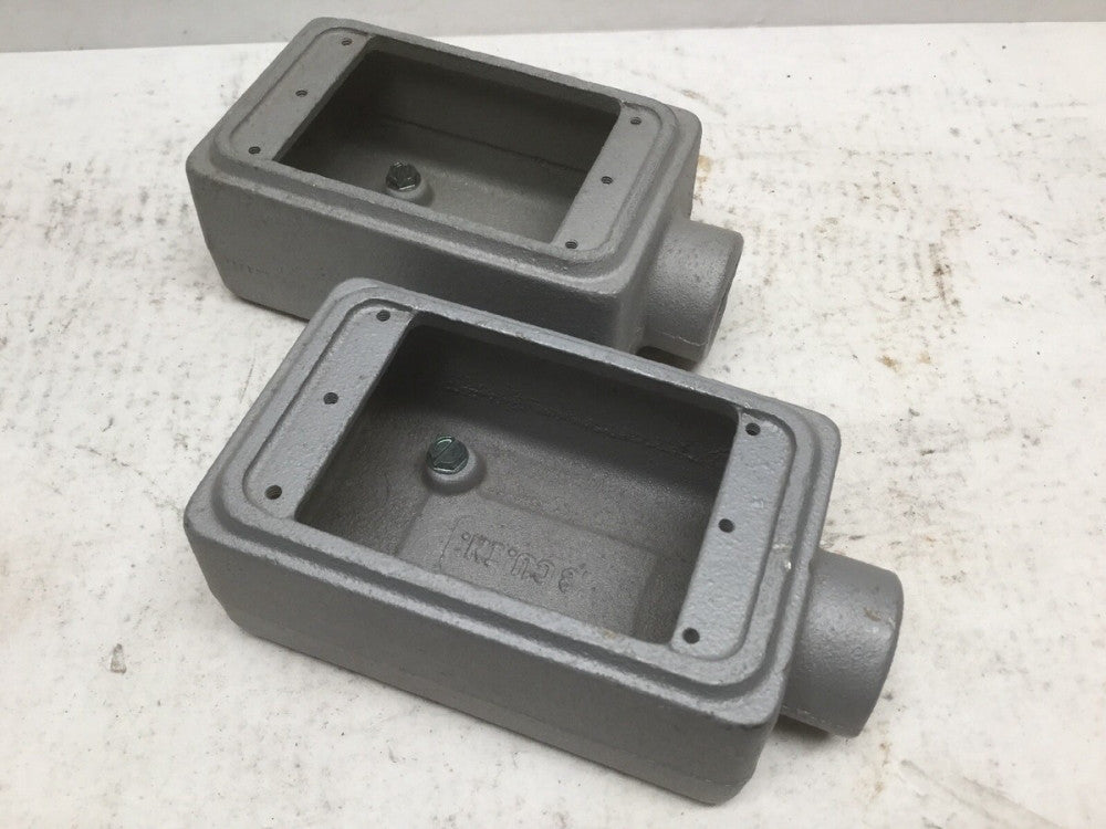 Appleton 3/4” Unilet Type FSE Conduit Single Gang Box (Lot of 2)