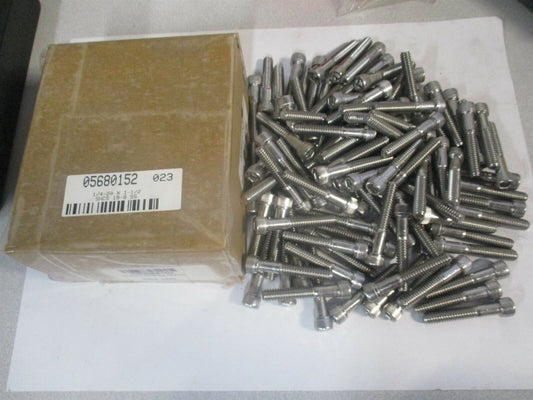 (199543) 1/4-20 UNC 18-8 Stainless Steel Hex Socket Cap Screw - Pack of 100 