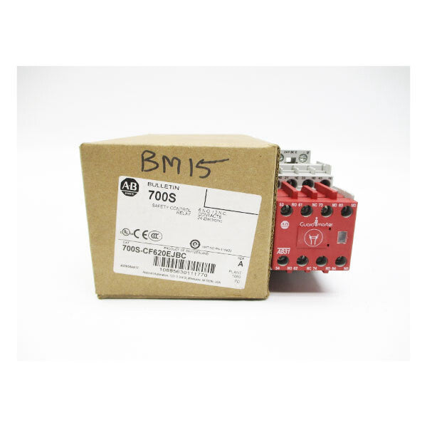 ALLEN BRADLEY 700S-CF620EJBC SER. A 24VDC (BR/WH) NSMP