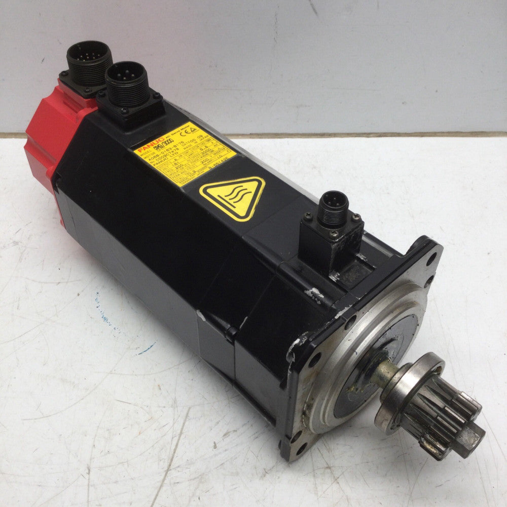 FANUC AM9/3000 AC Servo Motor A06B-0163-B175, 161 V 6, 8 AMP, 3 Phase (LOT#4)