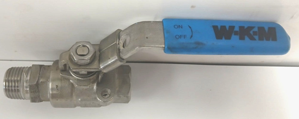 WKM 1/4 NPT CF8M 2000 WOG TWO PIECE BALL VALVE  304 STAINLESS STEEL