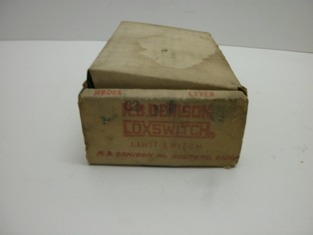 R.B.DENISON LOXSWITCH C2-NW LIMIT SWITCH BODY 600 V.A.C. PILOT DUTY NEW IN BOX