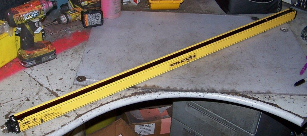 BANNER MINI-SCREEN RECIEVER SAFETY LIGHT CURTAIN RANGE 30 FT MSR4824Y