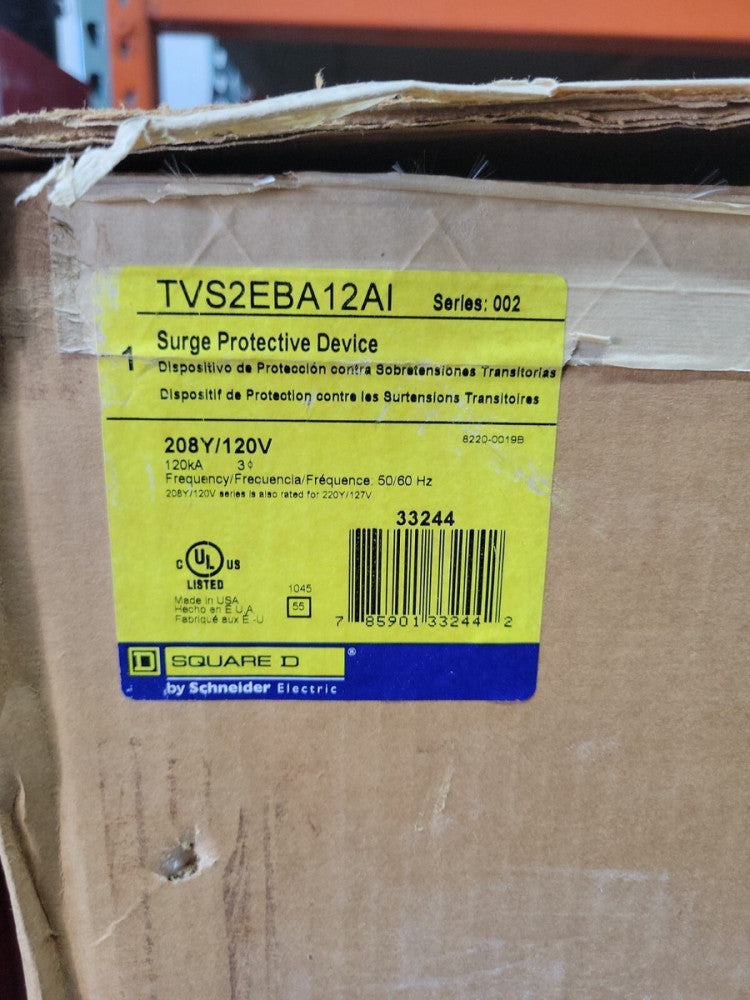 1-  Square D TVS2EBA12AI 3PH Surelogic Type MA