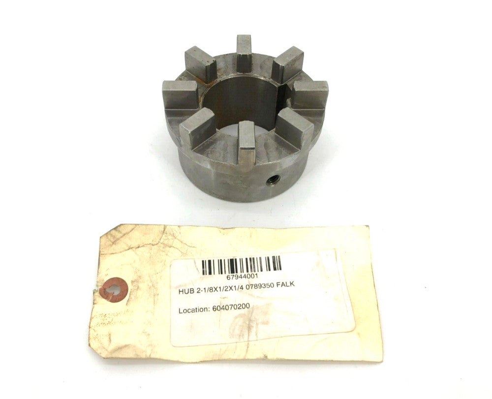 New Falk 0789350 20R Coupling Hub, 2.125" Bore, 1/2"x1/4" KW, 20R