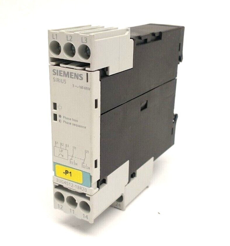 Siemens 3UG4512-1BR20 Analog Monitoring Relay CHIPPED DIN RAIL MOUNT