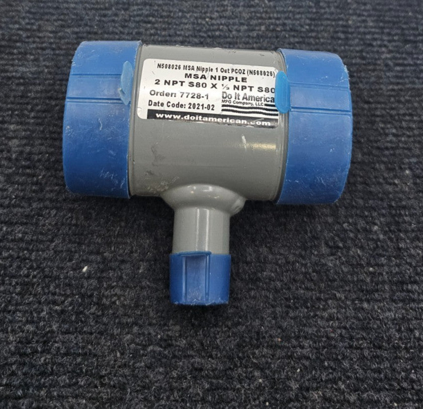 Do It American N508026 MSA Nipple 2 NPT S80 x 1/2 NPT S80