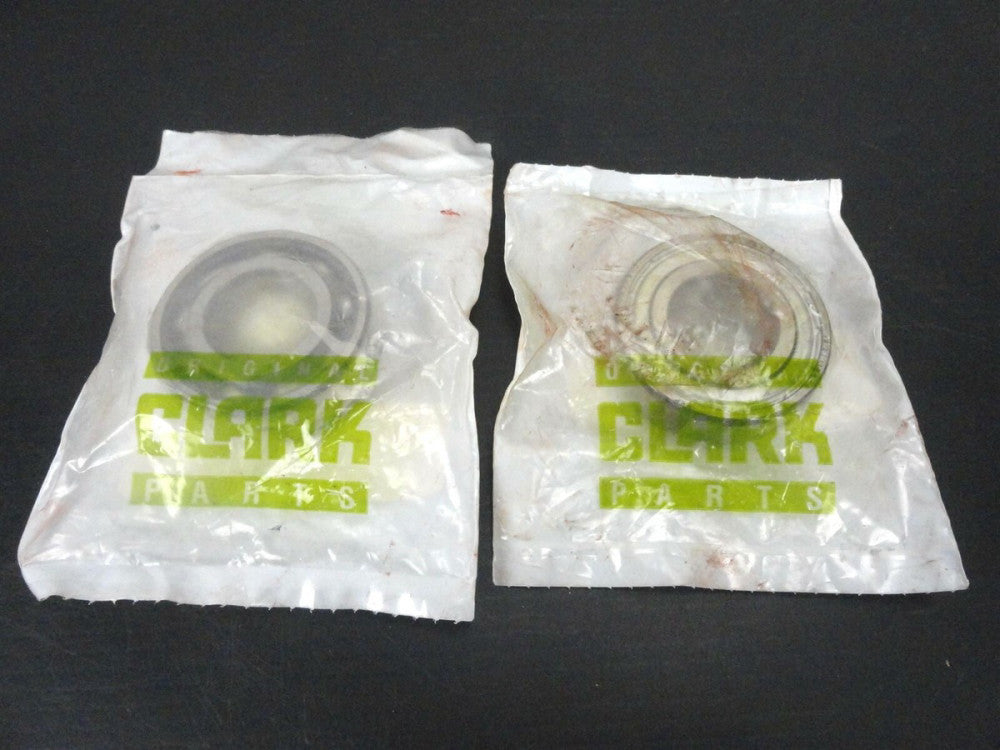 LOT OF 2- Genuine Clark SINGLE ROW BALL BEARING -PN: 654301 (NEW in FACTORY BAG)