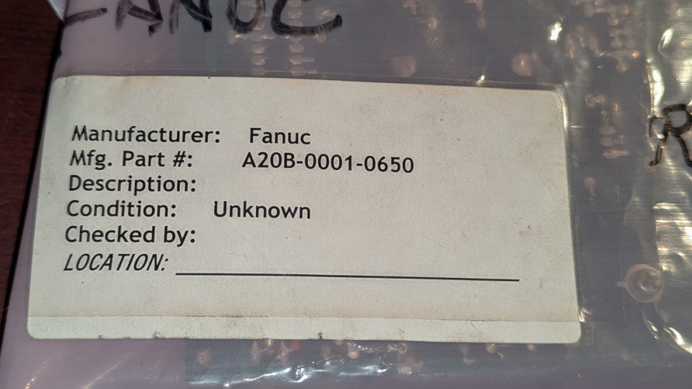 Fanuc Power Supply Board A20B-0001-0650 READ CONDITION
