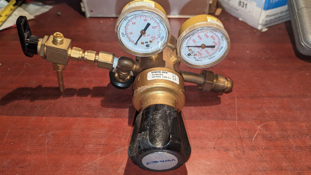 VWR 55850-424 Multistage Pressure Regulator AR/HE/N2 125psig