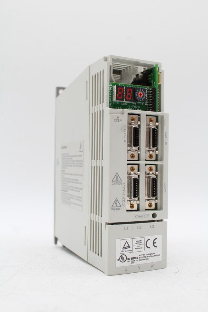Mitsubishi MR-J2S-10B AC Servo Drive (No Top Cover/Missing Wire Harness)