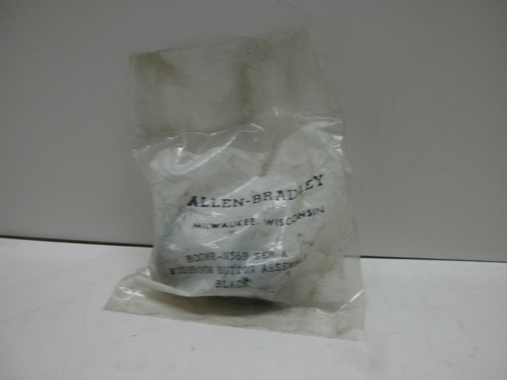 ALLEN BRADLEY 800MR-N56B SER A MUSHROOM BUTTON ASSEMBLY BLACK NEW IN BAG