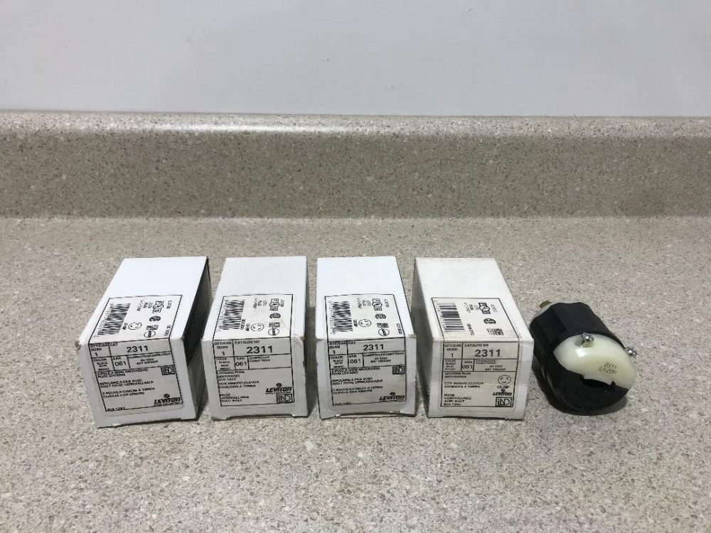 Leviton Plug 2311 L5-20P 20Amp NEW (Lot of 4)