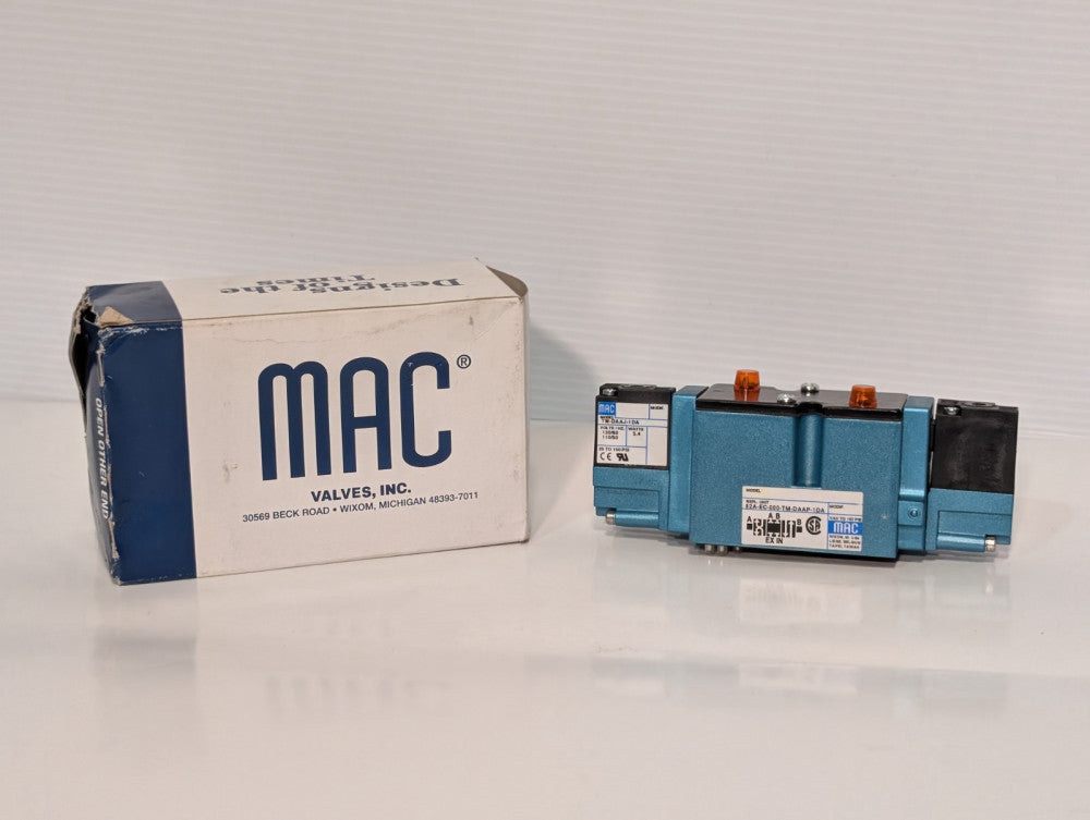 MAC Valves TM-DAAJ-1DA With 82A-EC000-TM-DAAP-1DA Original Packaging, As Shown